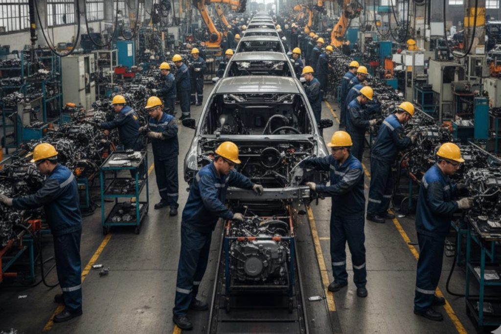 全球汽車產業鏈中的派遣工制度與剝削